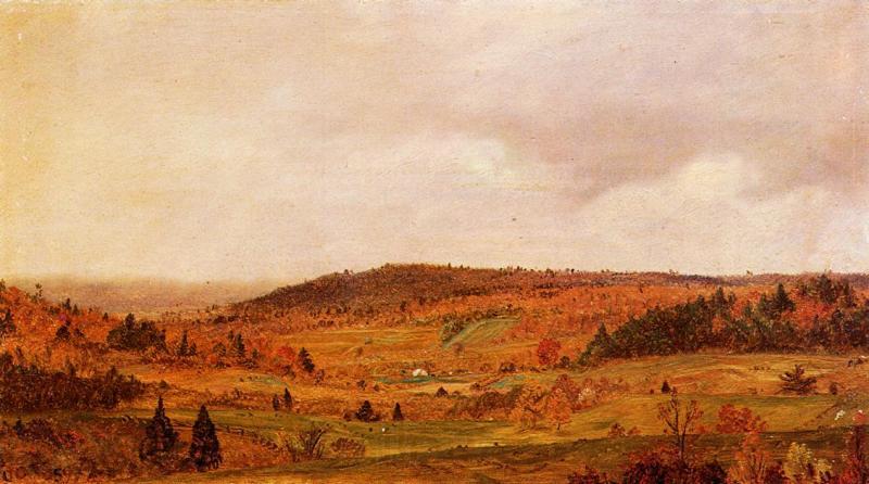 Frederic Edwin Church Autumn Shower Germany oil painting art